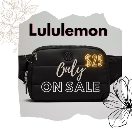 Lululemon, Everywhere belt bag
✨SALE in Black, White, and Silver!

#LTKsalealert #LTKMostLoved #LTKfindsunder50