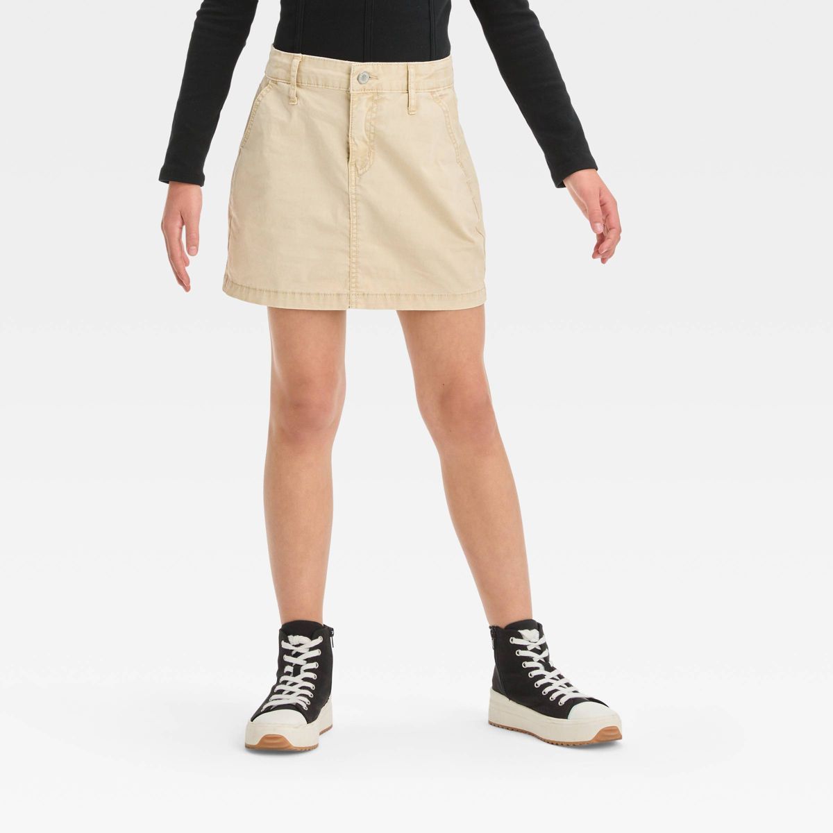 Girls' Twill Chino Skirt - art class™ | Target