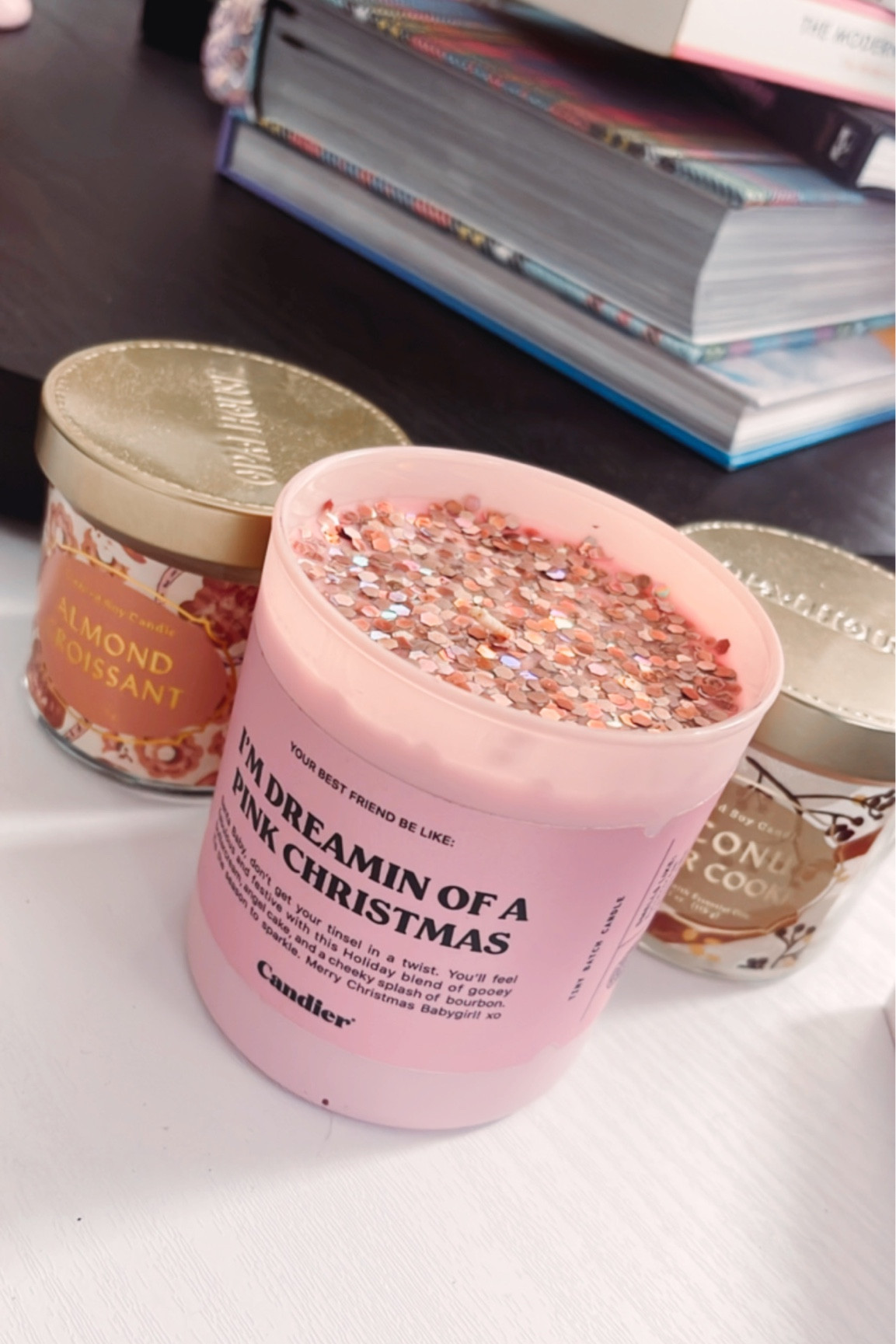 Cutest pinkmas candle! 

#LTKSeasonal #LTKHoliday #LTKGiftGuide