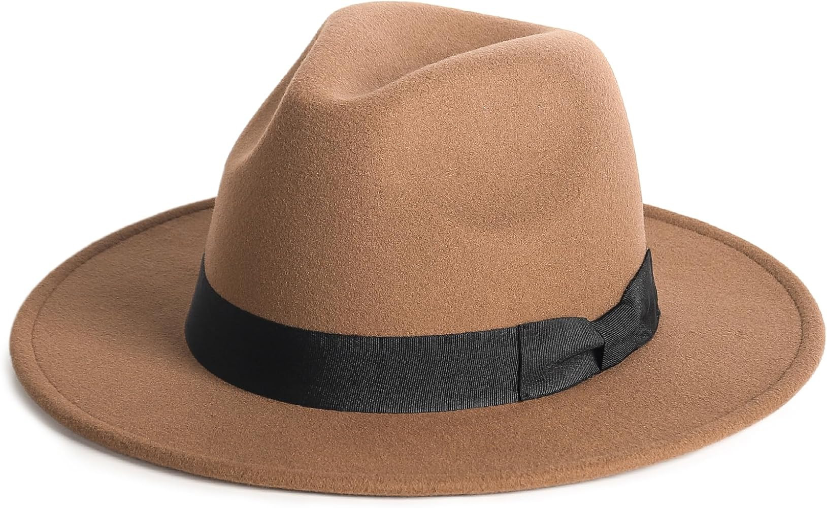 Zylioo 2XL/XL/L Felt Fedora Hats M/S Panama Hat Jazz Hat | Amazon (US)