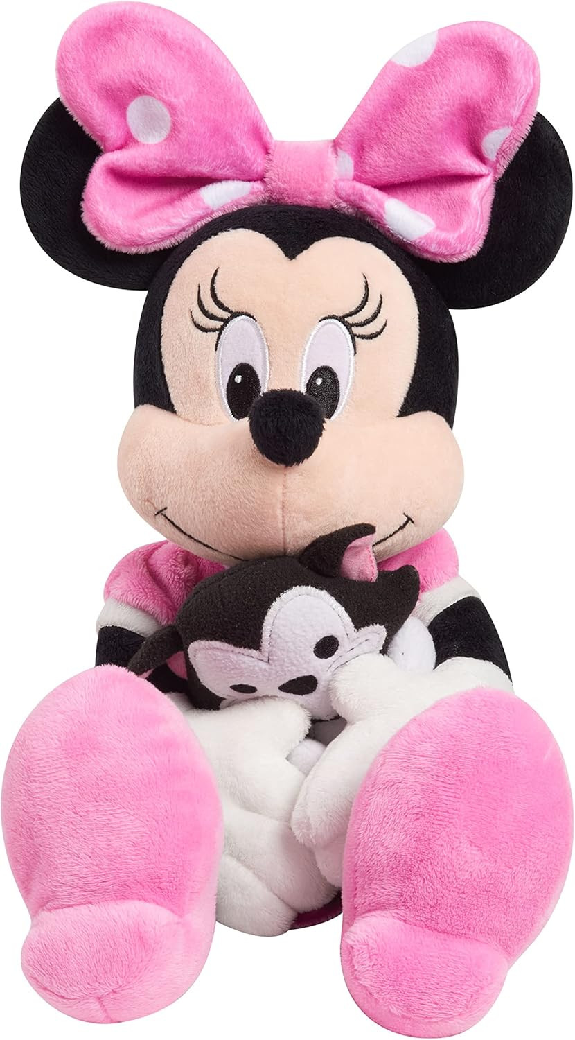 DISNEY CLASSIC Lil Friends Minnie Mouse and Figaro Plush Stuffed Animal, Officially Licensed Kids... | Amazon (US)