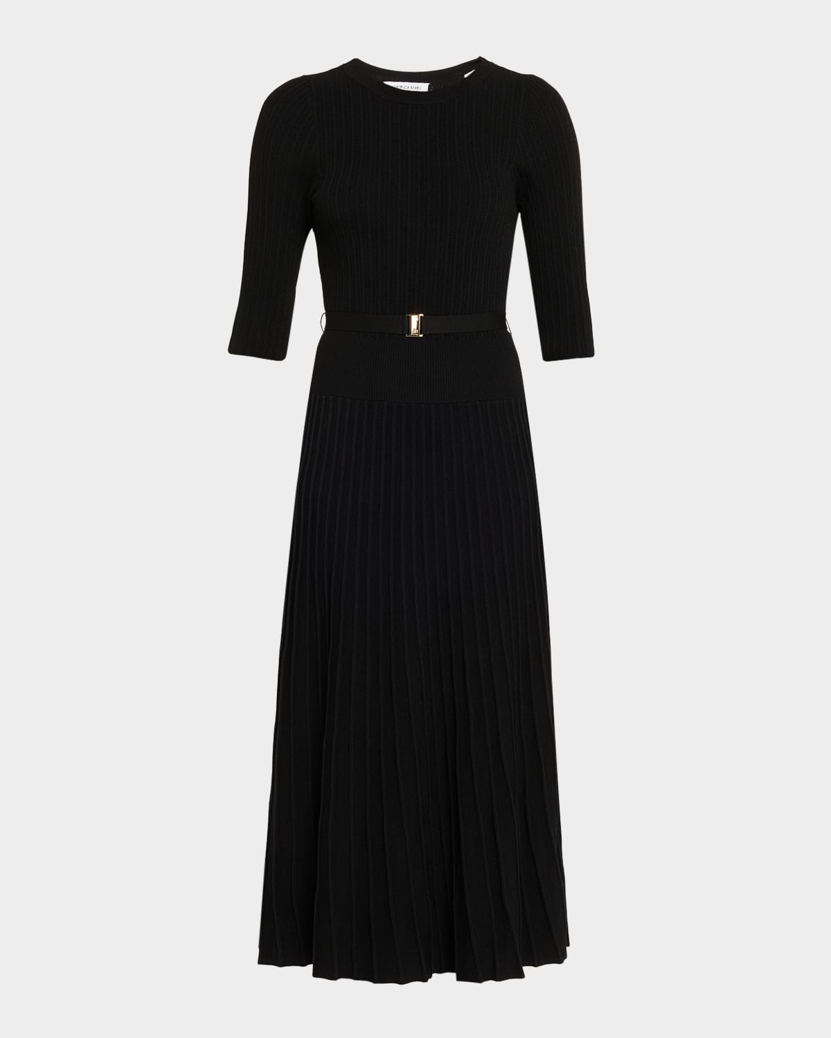 Elthea Knit Belted Midi Dress | Neiman Marcus