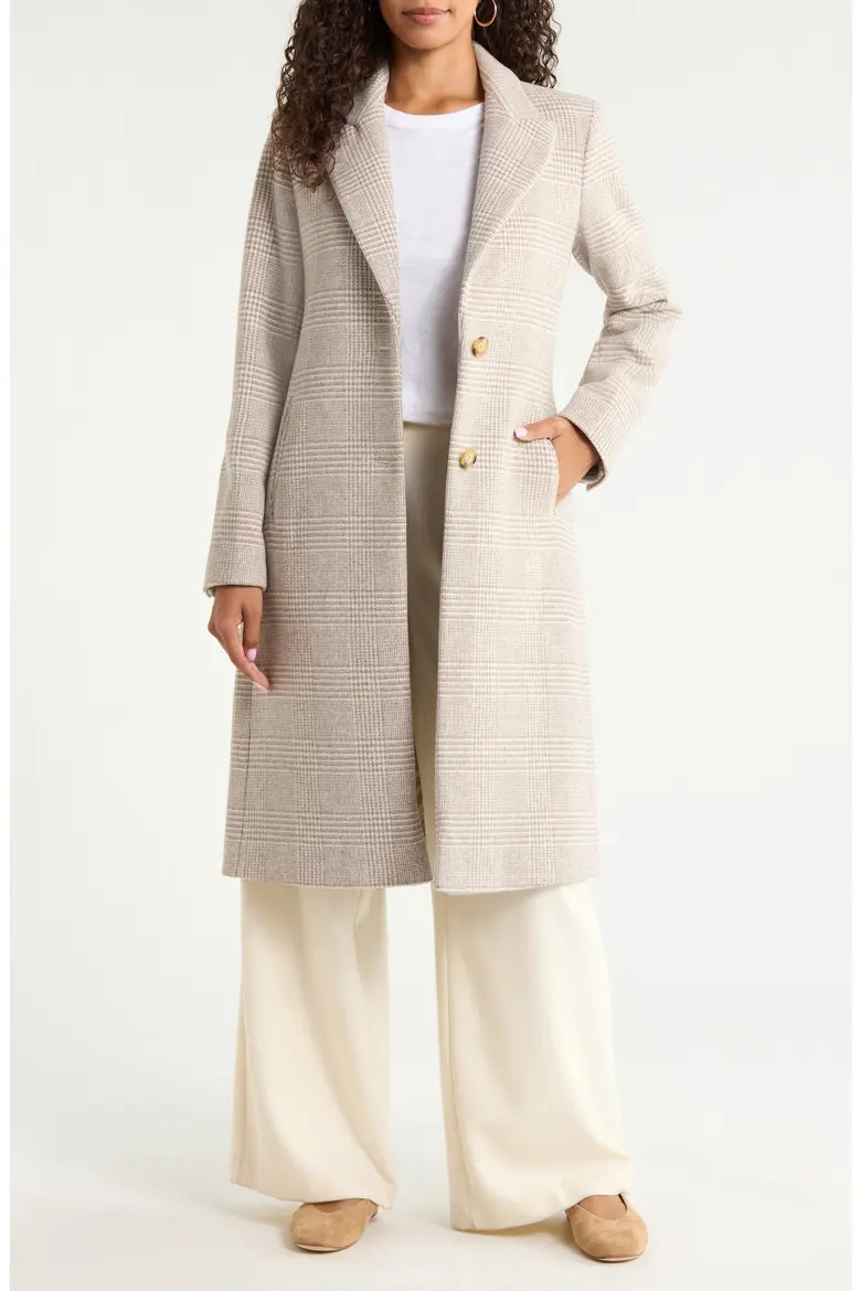 Wool Blend Tweed Coat (Women) | Nordstrom | Nordstrom