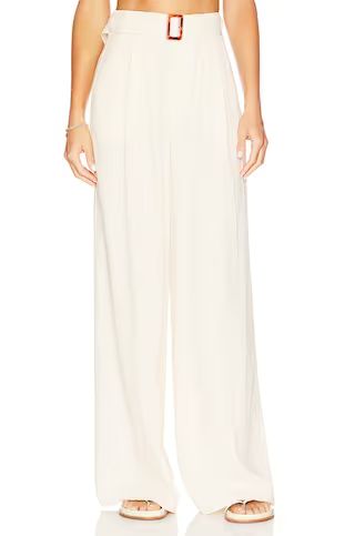 SPELL Every Single Day Linen Wide Leg Pant in Cream from Revolve.com | Revolve Clothing (Global)