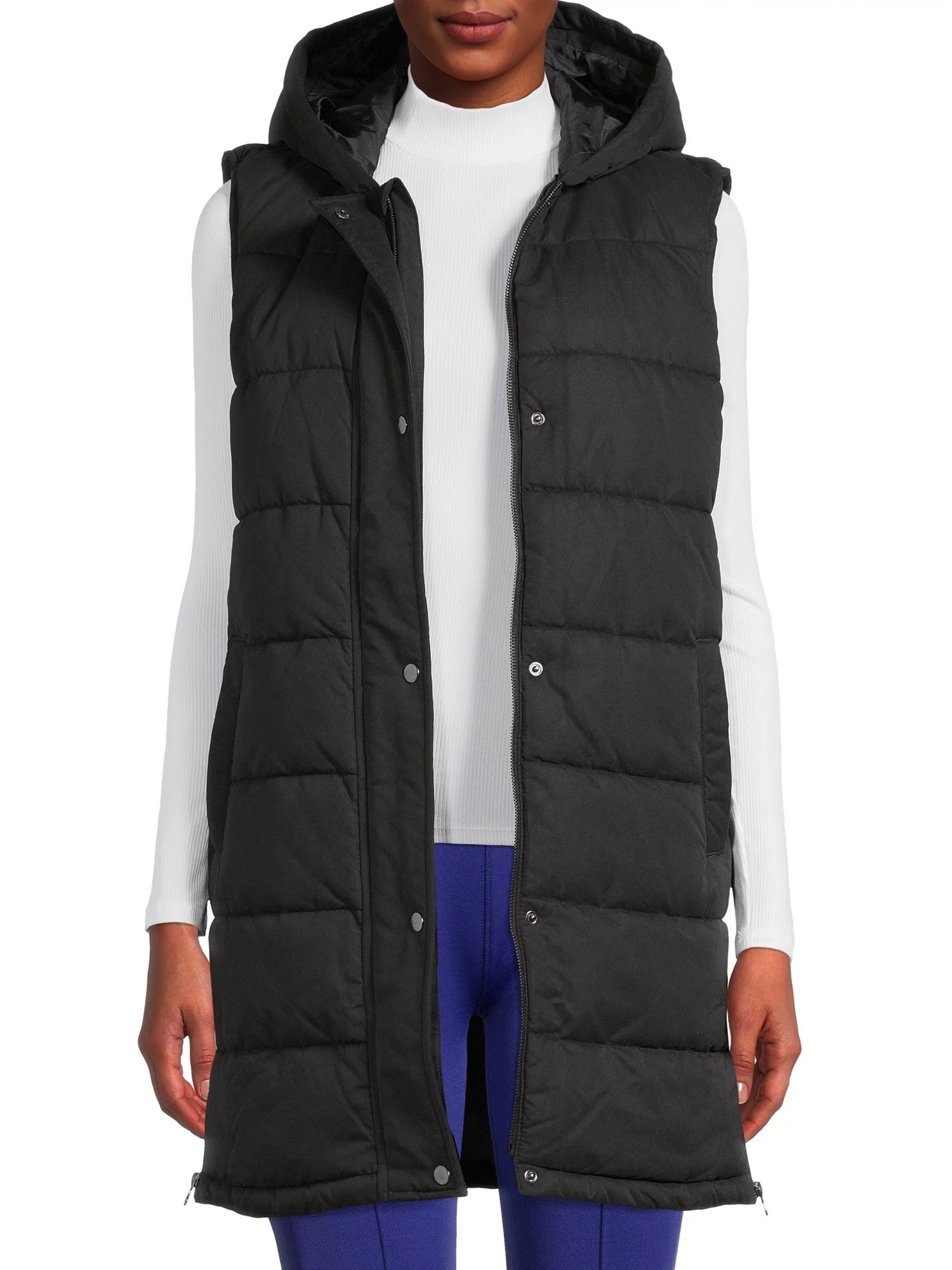 Swiss Tech Women's and Women's Plus Hooded Tunic Vest | Walmart (US)