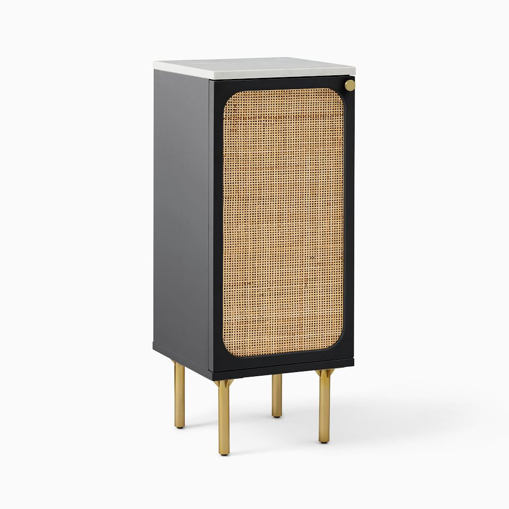 Ida Woven Linen Cabinet | West Elm (US)