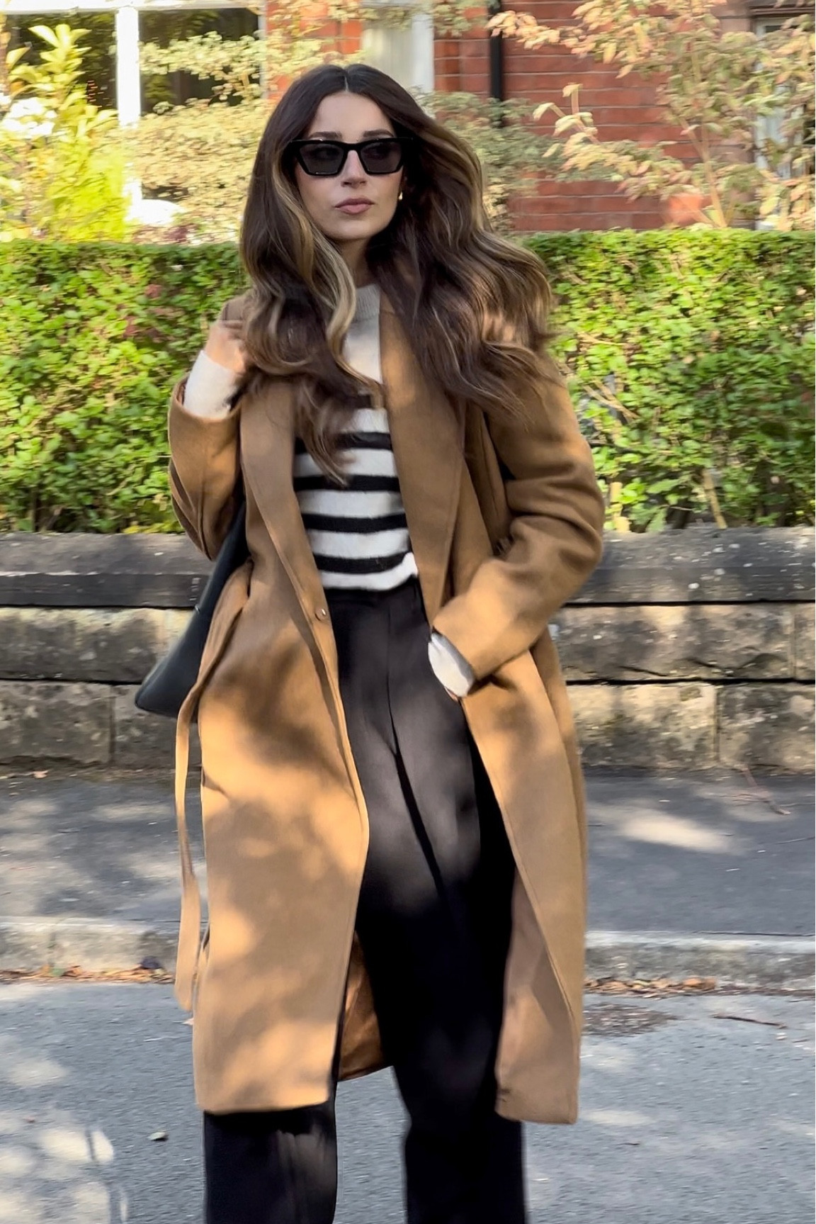 Autumn outfit 🍂 Camel coat, wide leg trousers, stripe jumper 🍂 

#LTKSeasonal #LTKeurope