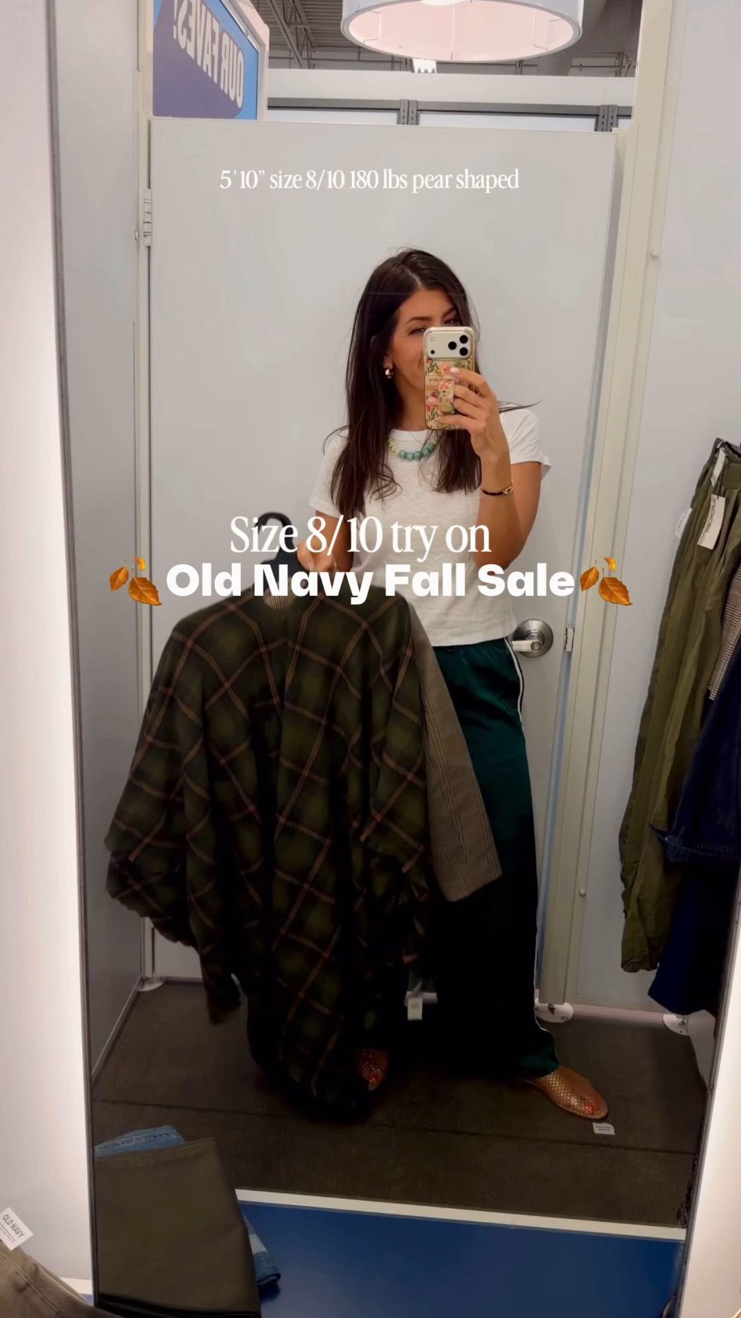 Old navy sale try on 
In a medium and 8 in all except striped sweater (sized down)

#LTKMidsize #LTKTall #LTKSaleAlert