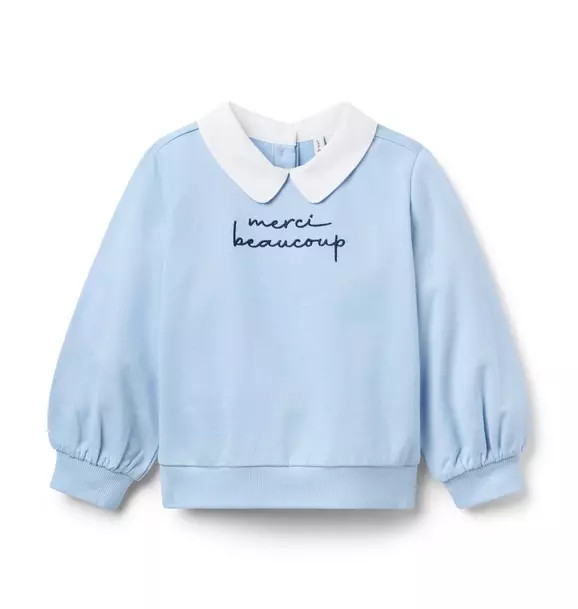 Merci Beaucoup Sweatshirt | Janie and Jack
