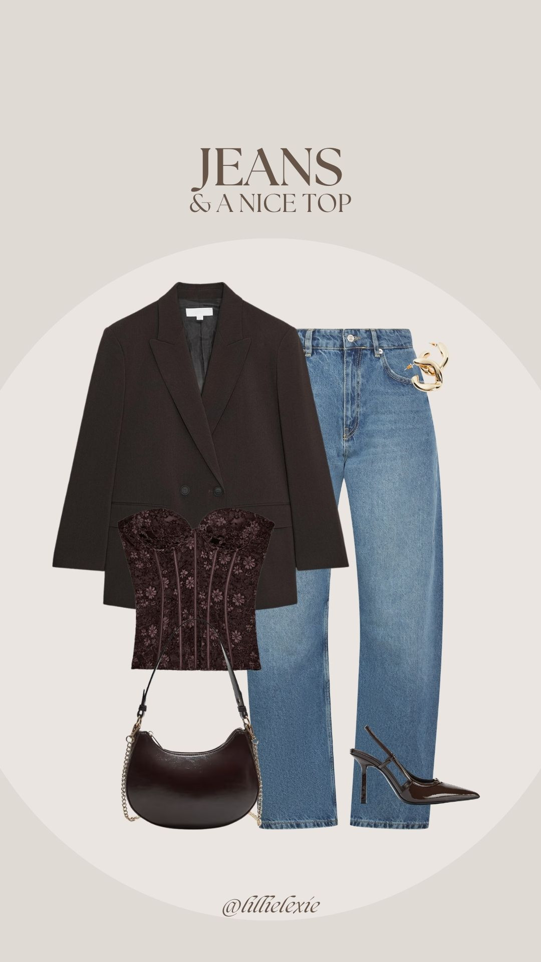 Trending: Jeans and Nice Top 🤎

Transitional Style, Transitional Fashion, Winter to Spring, Jeans, Brown Blazer, Lace Top, Brown Handbag, Hoops, Slingback Shoes

#LTKuk #LTKspring #LTKwinter