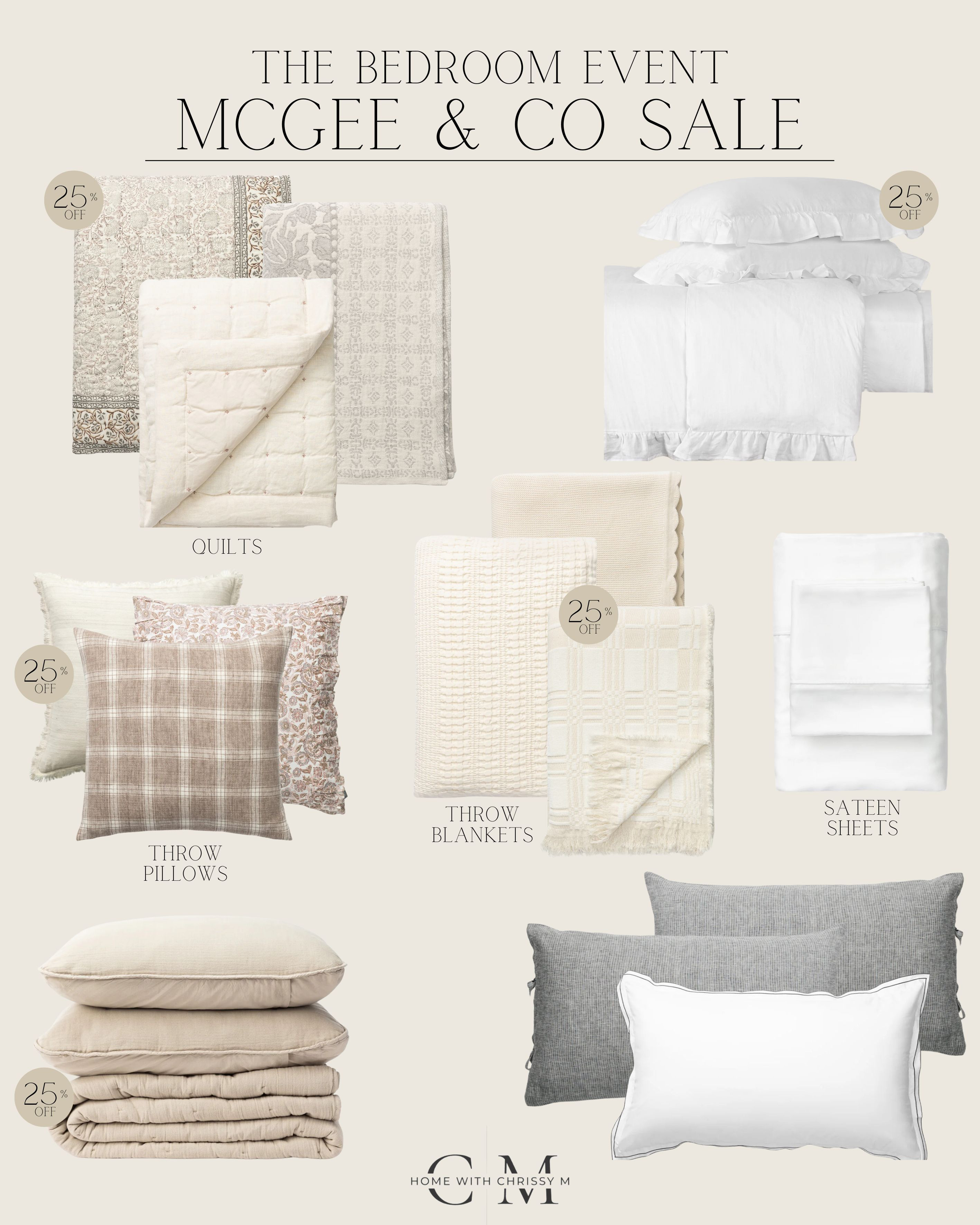 25% Off Bedding and Bath at McGee & Co!
McGee and Co Sale / Lightweight Duvet Covers / Floral Print Bedding / Pastel Throw Pillows / Textured Quilts / Linen Sheet Sets / Woven Storage Baskets / Neutral Bed Skirts / Spring Scented Candles / Decorative Bed Trays / Faux Greenery / Fluted Vases for Nightstands / Soft Bath Towels / Textured Bath Mats / Spring Shower Curtains / Aromatherapy Diffusers / Glass Soap Dispensers / Decorative Bathroom Trays / Floral Wall Art / Lightweight Robes / Vanity Organizers / Spring-Scented Hand Soaps / Bathroom Storage Bins / Clear Acrylic Organizers / Minimalist Wall Hooks / Fresh Floral Wreaths for Doors 

 

#LTKSeasonal #LTKHome #LTKSaleAlert