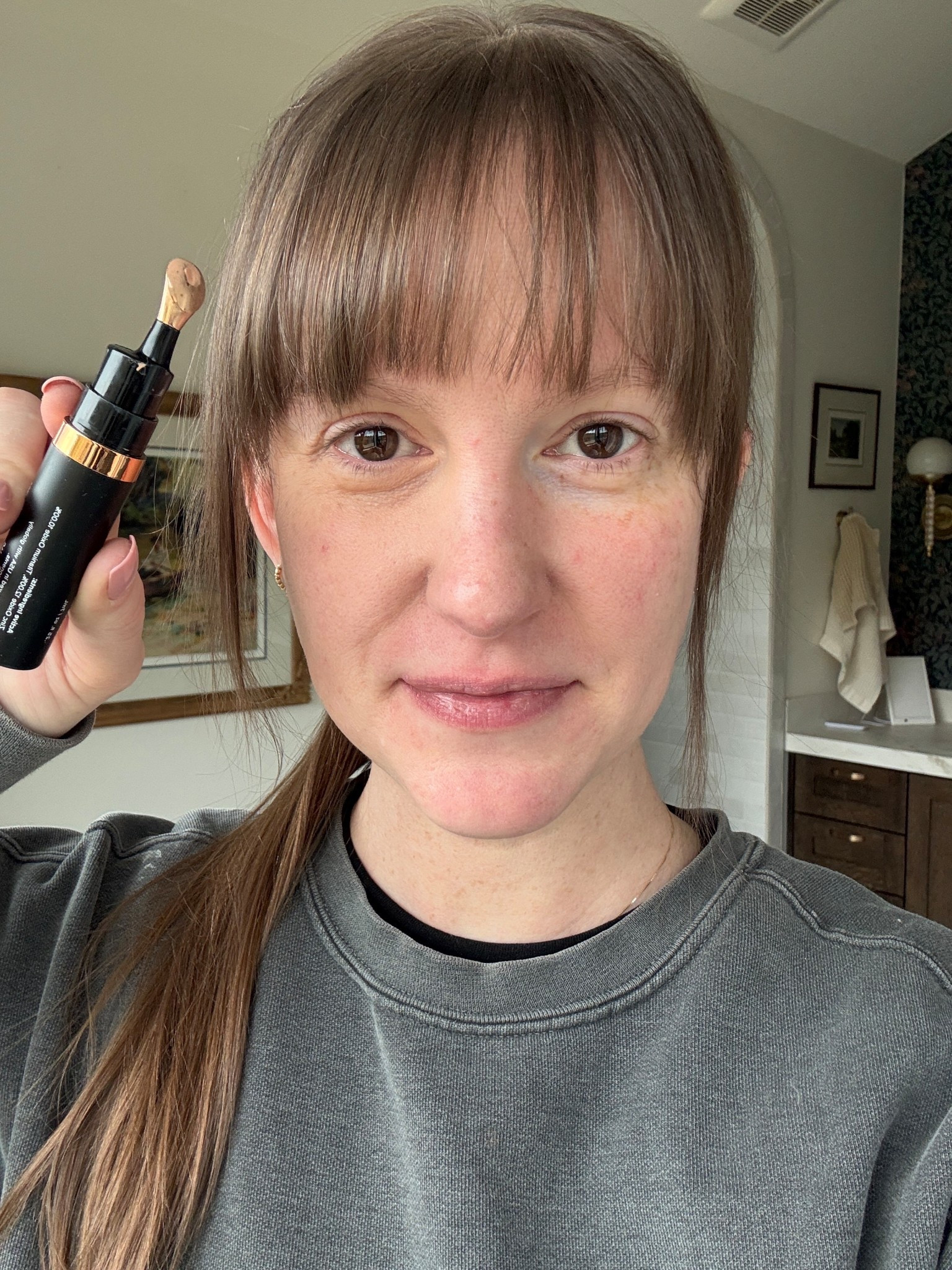 I’m the opposite of a beauty influencer bc my daily routine consists of 5 products or less… but sometimes when I only have time for one thing, like today, it’s this stuff and it amazes me every single time I use it! SPF 41 too! My eye on the left has product and right is without, and the difference is 😱

#LTKmomlife #LTKgrwm #LTKmorningroutine