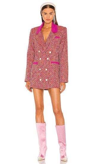 Nadja Jacket Dress in Pink & Red | Revolve Clothing (Global)