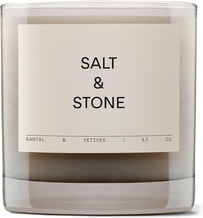 SALT & STONE Scented Candle for Women & Men | Hand-Poured, Aromatic & Fragrant | Natural Coconut ... | Amazon (US)