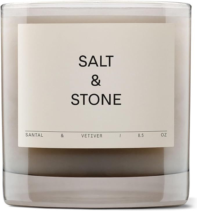 SALT & STONE Scented Candle | Hand-Poured, Aromatic & Fragrant | Made with Natural Coconut & Soy ... | Amazon (US)