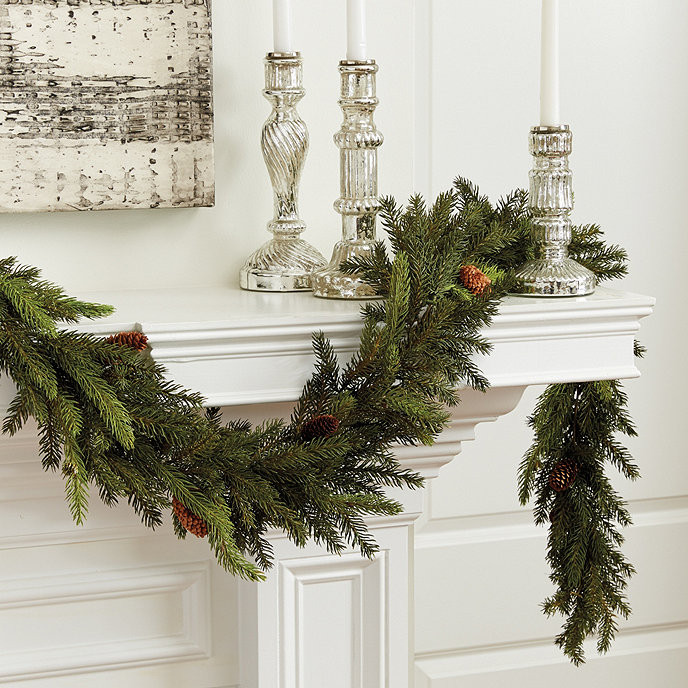 Angel Pine Garland  | Holiday Accessories | Ballard Designs | Ballard Designs, Inc.
