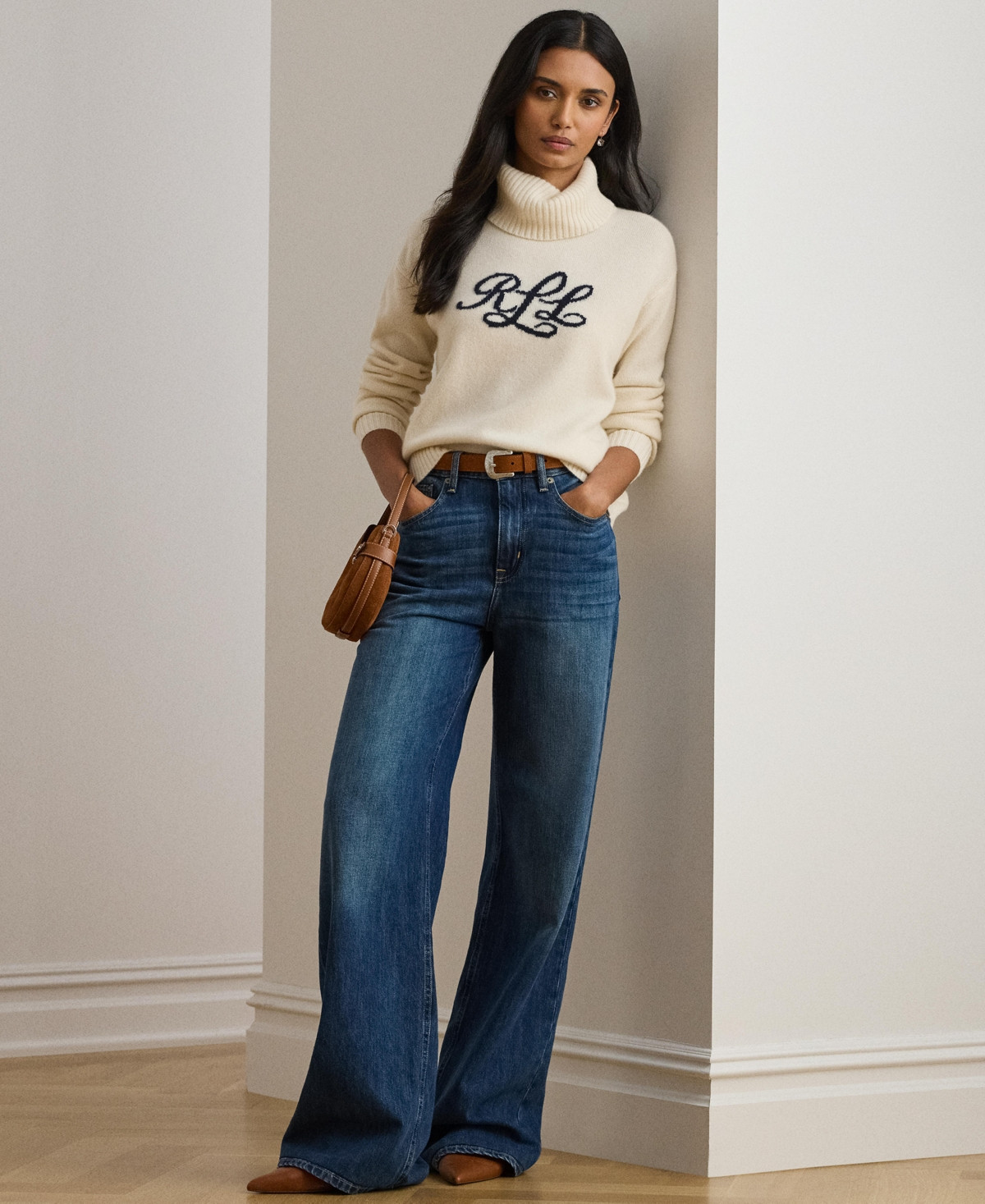 Lauren Ralph Lauren Women's Cashmere Jamarni Long Sleeve Sweater - Mascarpone Cream | Macy's