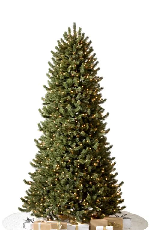 Balsam Hill Artificial LED Light Vermont White Spruce Narrow Tree in Led Clear at Nordstrom, Size 7. | Nordstrom