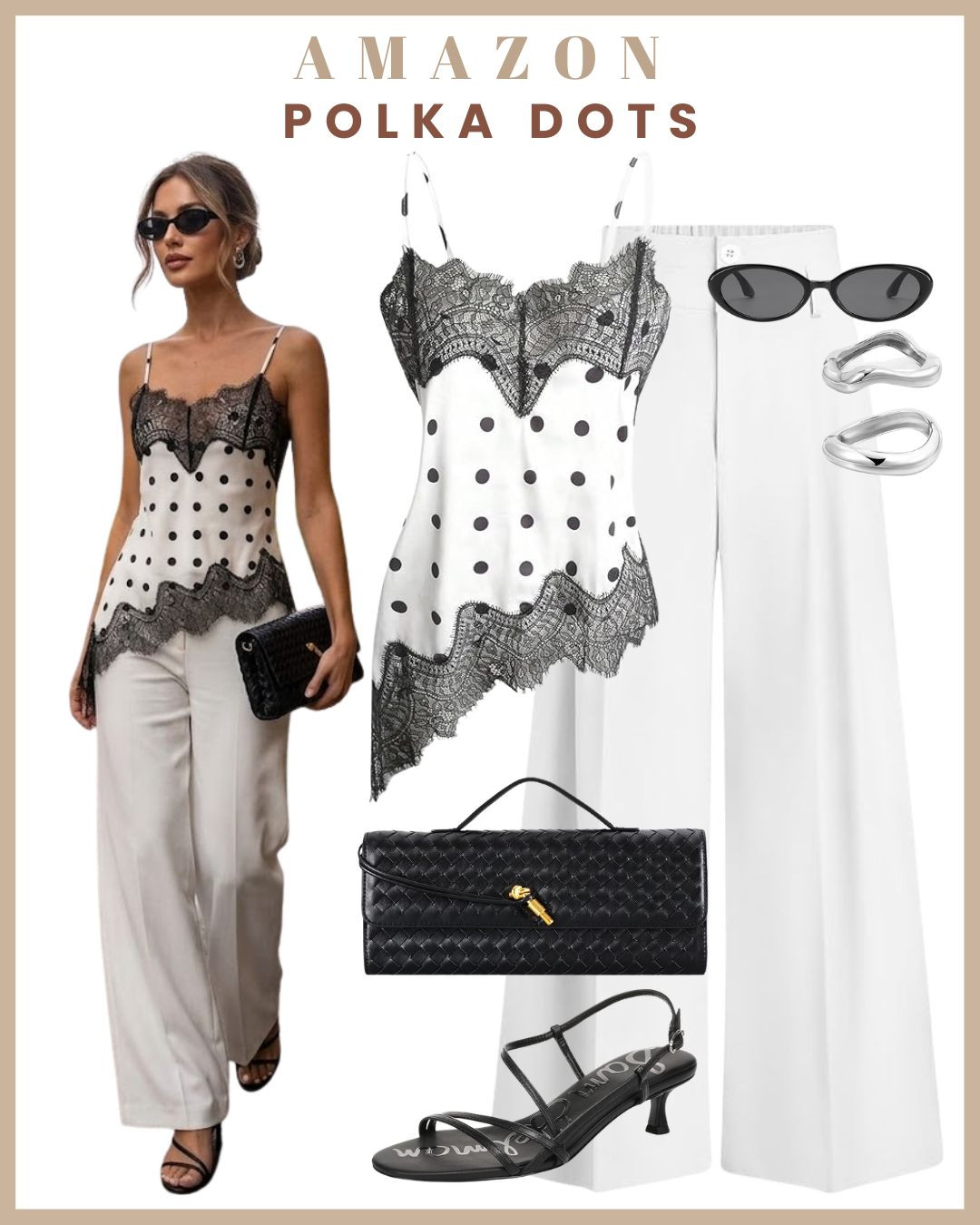 Polka dots on vacation = main character energy 🤍✨
Styled 3 Amazon polka dot outfits that are perfect for your next getaway — fun, feminine, and effortlessly chic 🙌

Timeless print, easy styling, and so photogenic — polka dots just hit different on holiday 💫

To shop these looks, comment “link” and I’ll DM you, or check the Amazon Storefront link in bio 🛍️💌

(Amazon Polka Dot Outfit, Polka Dot Dress Amazon, Polka Dot Top Amazon, Polka Dot Skirt Amazon, Amazon Fashion Finds, Vintage Inspired Style, Parisian Style Outfit, Chic Print Outfit, Feminine Outfit Ideas, Casual Chic Looks, Dressy Polka Dot Outfit, Amazon Tops, Amazon Skirts, Capsule Wardrobe Pieces, Amazon Outfit Ideas, Polka Dot Summer Outfit) 

 #LTKgrwm #LTKMidsize #LTKTravel