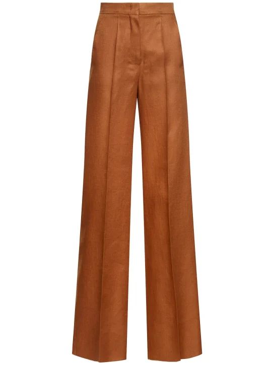 Linen wide pants | Luisaviaroma