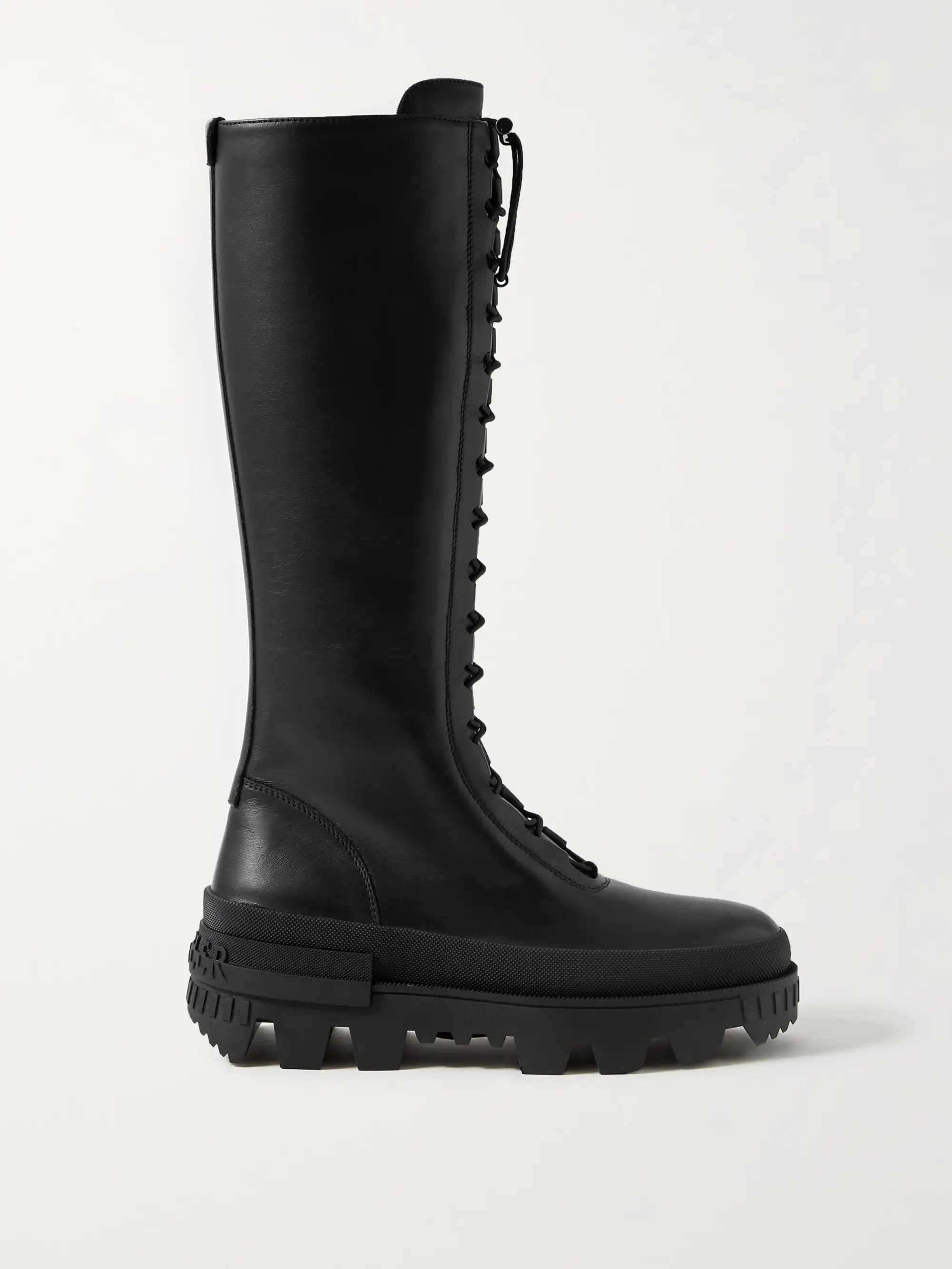 Vail leather lace-up knee boots | NET-A-PORTER (US)