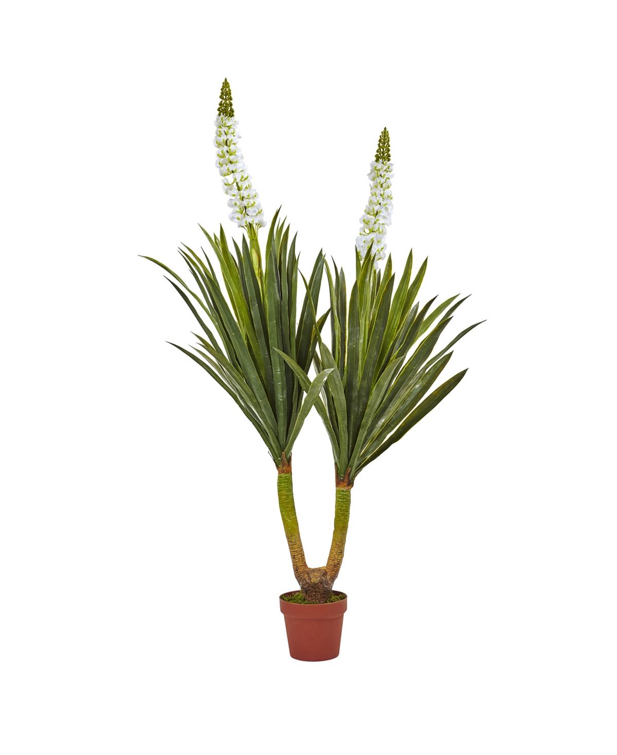 Nearly Natural 57" Flowering Yucca Plant | Macys (US)