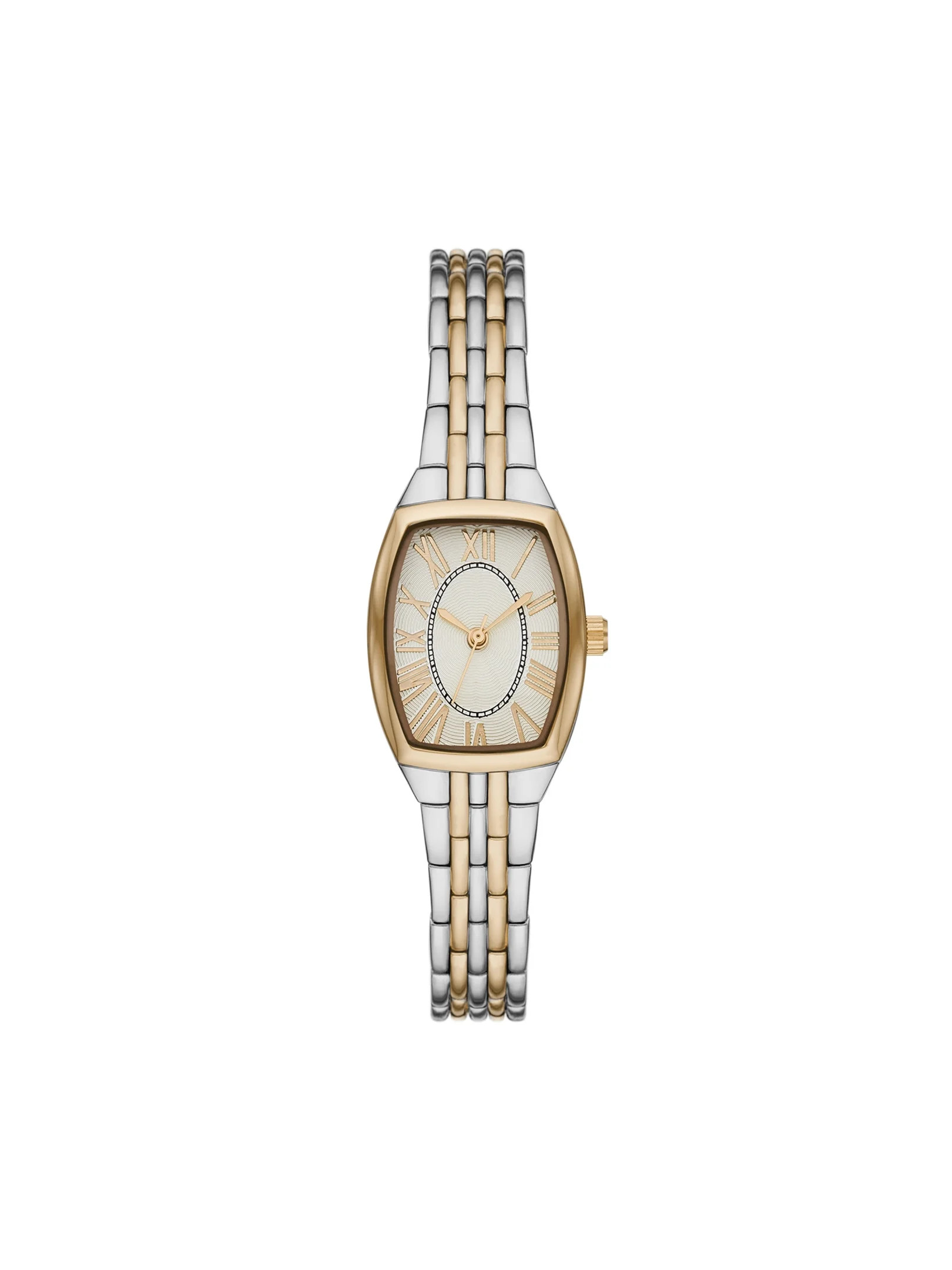 Time and Tru Women's Two Tone Barrel Case Bracelet Watch | Walmart (US)