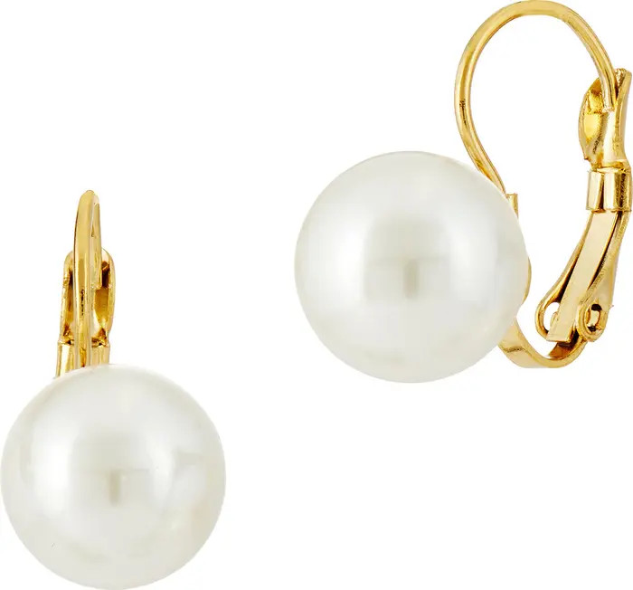 Mother of Pearl Leverback Earrings | Nordstrom Rack