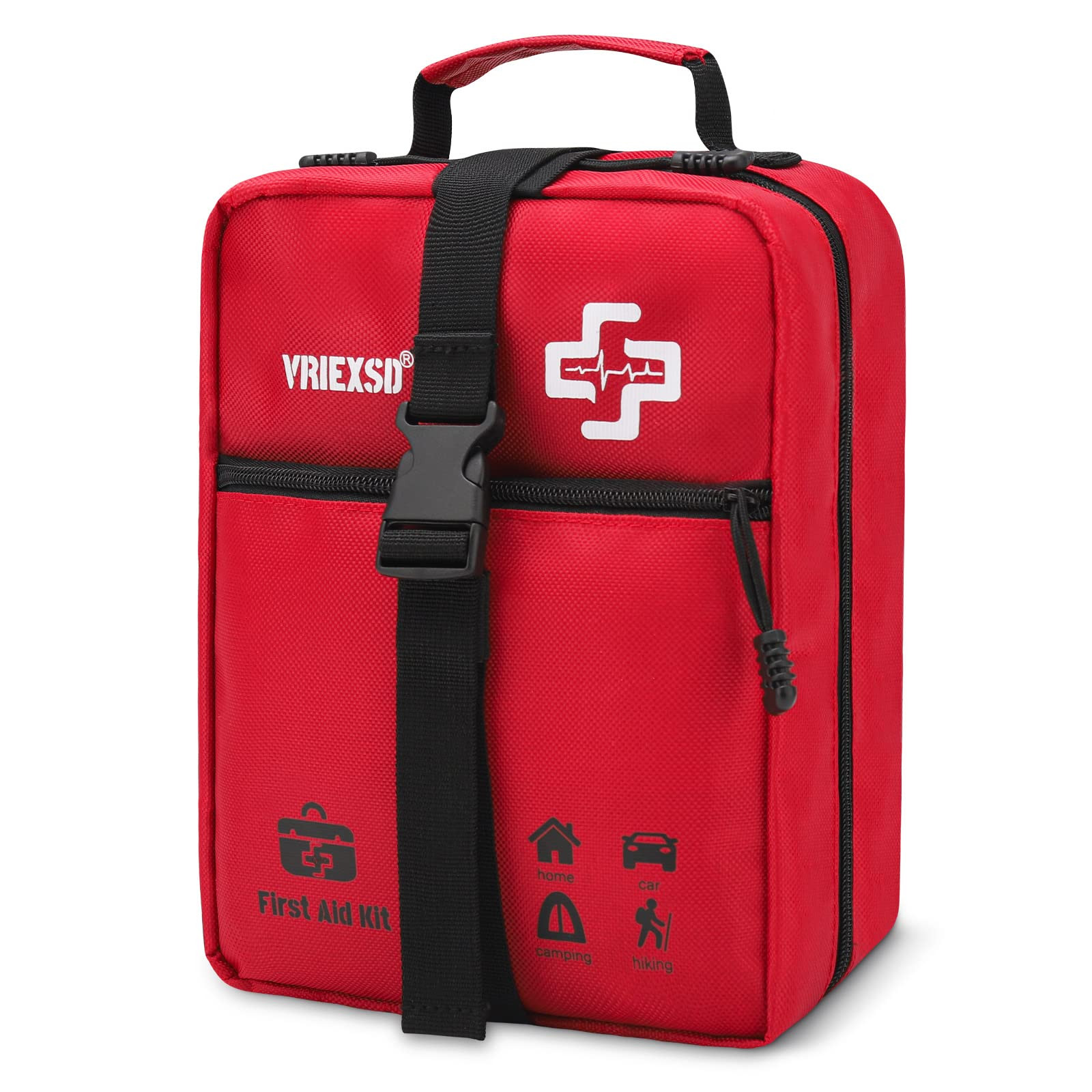 400 Piece Large First Aid Kit Premium Emergency Kits for Home, Office, Car, Outdoor, Hiking, Trav... | Amazon (US)