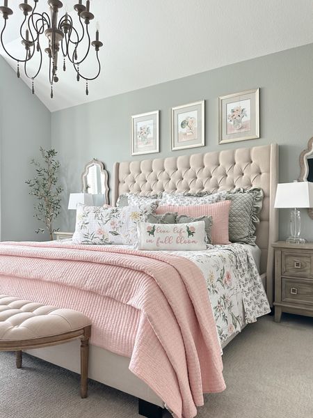 Instantly refresh your bedroom for Spring with this beautiful Spring bedding.  

#LTKhome #LTKstyletip #LTKSeasonal