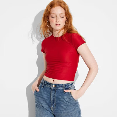 Women's Short Sleeve Slim Fit Perfect T-Shirt - Wild Fable™ | Target