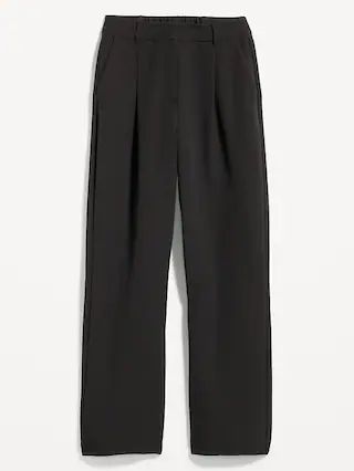 Extra High-Waisted Pleated Taylor Trouser Wide-Leg Pants for Women | Old Navy (US)
