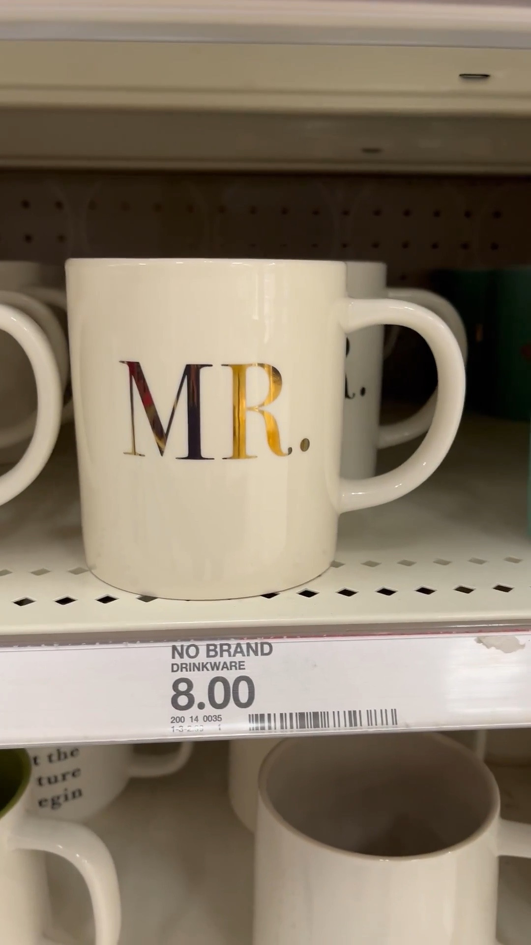 These super cute Mr and Mrs mugs are still available @Target for an inexpensive bride and groom gift idea!

#couplesgiftidea #giftsforher #giftforhim #giftguide #giftideasfornewlyweds
#brideandgroomgifts #cheapweddinggifts #budgetgiftideas

#LTKWedding #LTKSeasonal #LTKHome