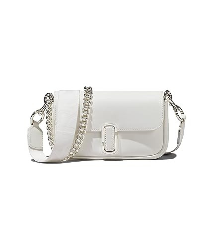 Marc Jacobs The J Marc Mini Shoulder Bag White/Silver One Size | Amazon (US)