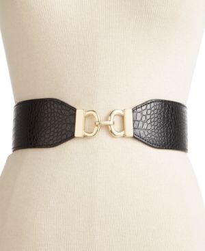 Style & co. Croco Stretch Waist Belt | Macys (US)