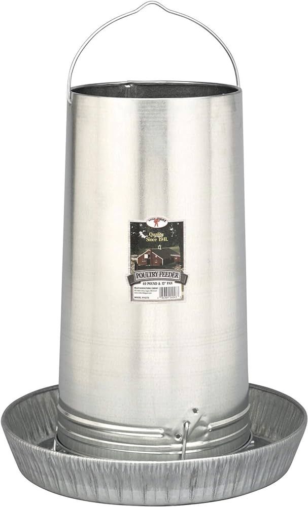 Little Giant 40-Pound Hanging Metal Poultry Feeder | Amazon (US)