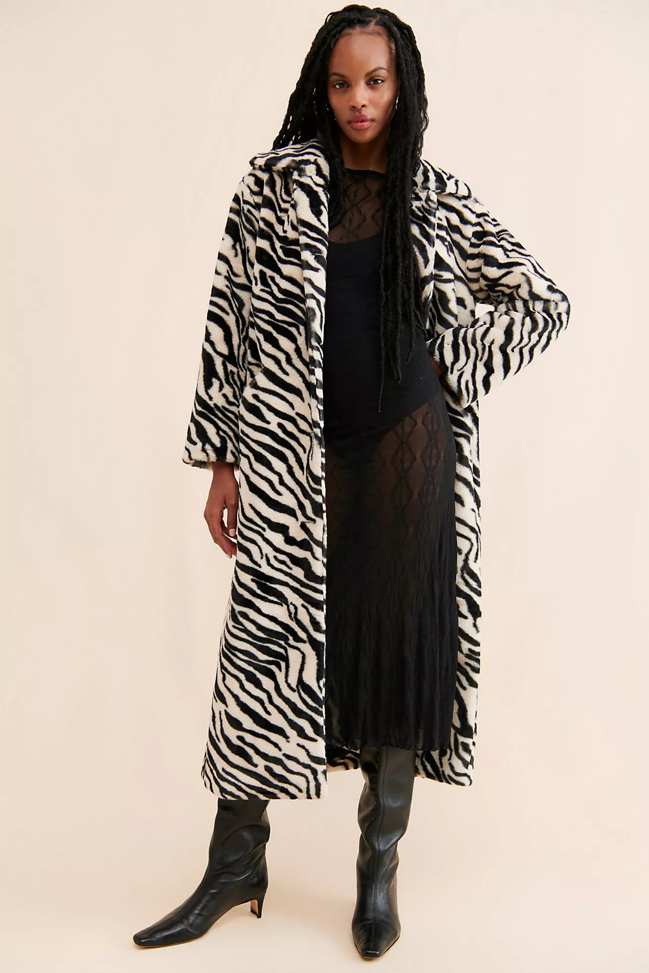 Perfect Zebra Maxi Jacket | Free People (Global - UK&FR Excluded)