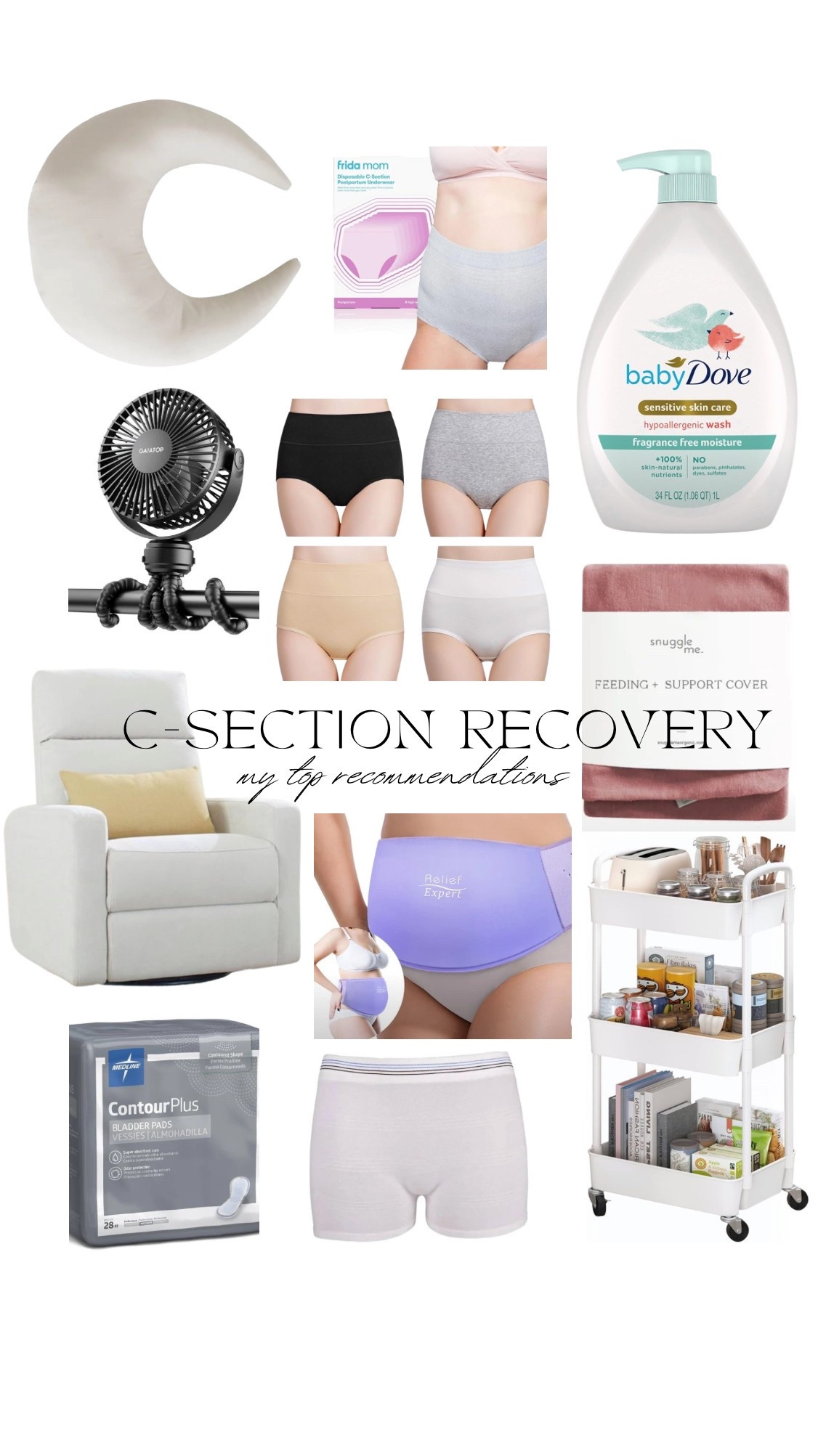 Exact products I used postpartum that were the most needed following my c-section!

#LTKBump #LTKBaby