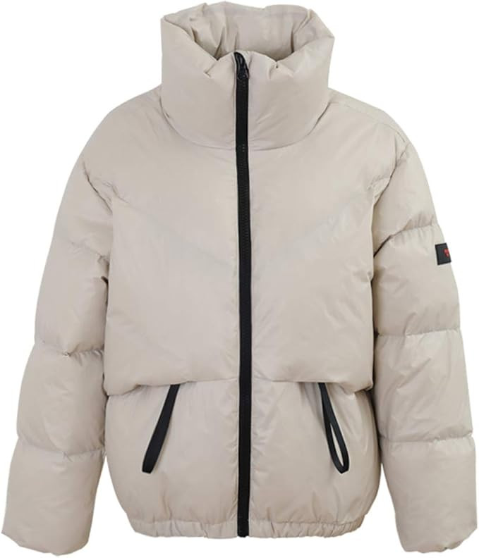 M2C Women's Winter Thickened High Stand Collar Puffer Down Jacket | Amazon (US)