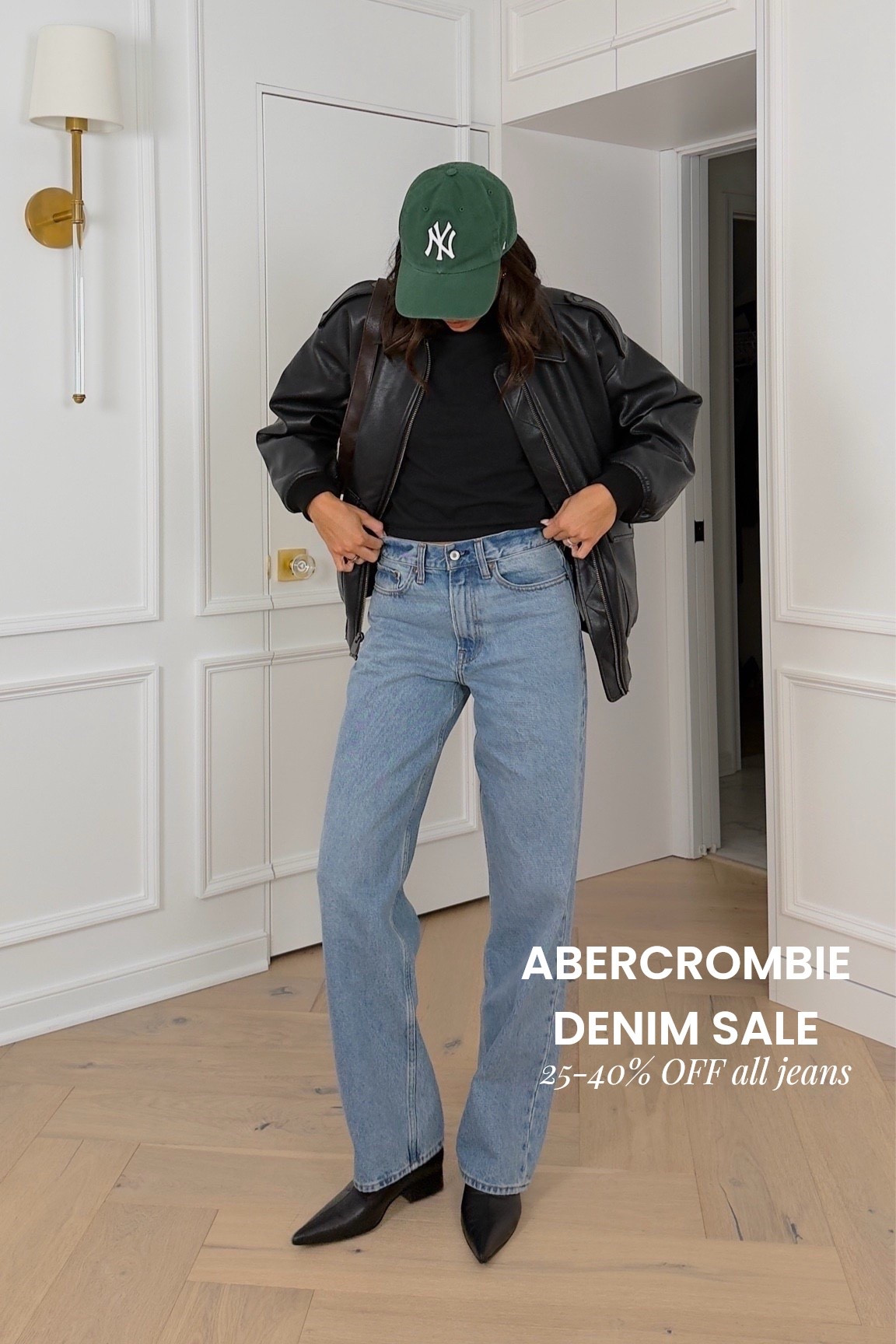 Use code AFNENA for an extra 15% OFF everything!! All jeans are 25-40% OFF! I usually wear size 26 long but have been sizing up 3 sizes during pregnancy 

Abercrombie jeans 
Abercrombie code 
Abercrombie sale 
Denim 
Winter outfit 
Winter fashion

#LTKSeasonal #LTKSaleAlert