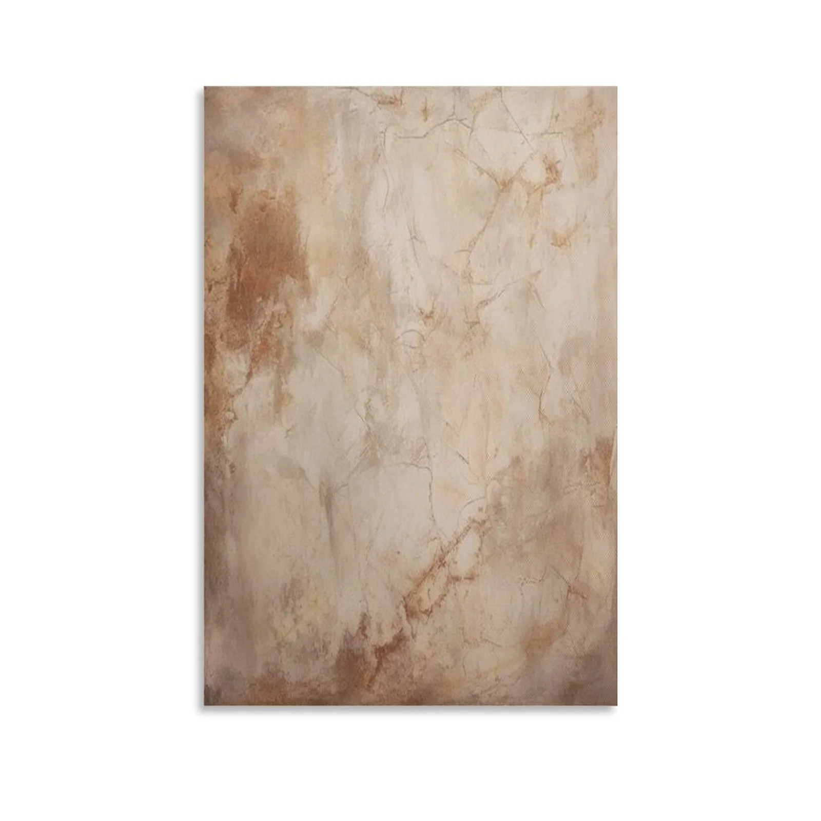 Brown Textured Wall Art Original Brown Textured Art Beige Wabi-Sabi Wall Art Modern Brown Texture... | Walmart (US)