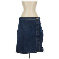 Ann Taylor LOFT Denim Skirt: Blue Bottoms - Size 4 | ThredUp (US)