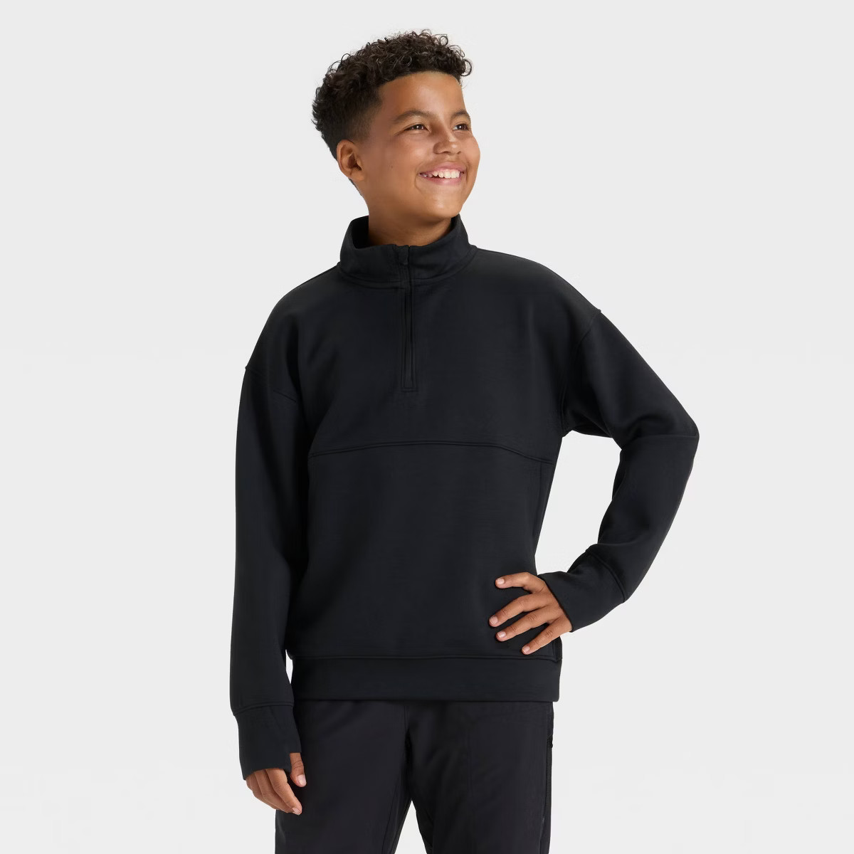 Boys' Spacer 1/2 Zip Sweatshirt - All In Motion™ | Target