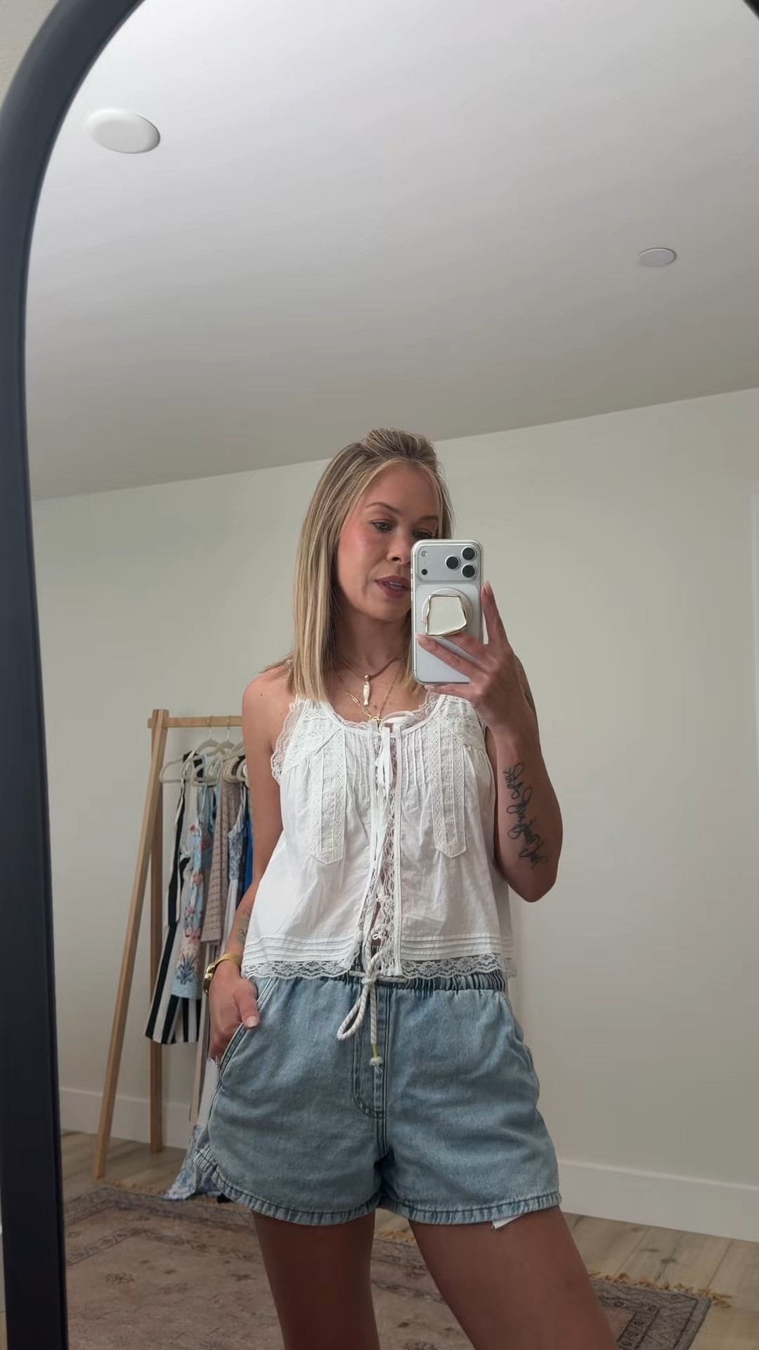 top- s
shorts- xs

#LTKgrwm #LTKdayinmylife #LTKootd