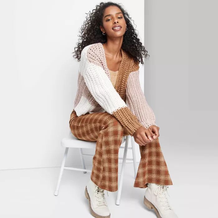 Women's Crafted Chunky Knit Cardigan - Wild Fable™ | Target