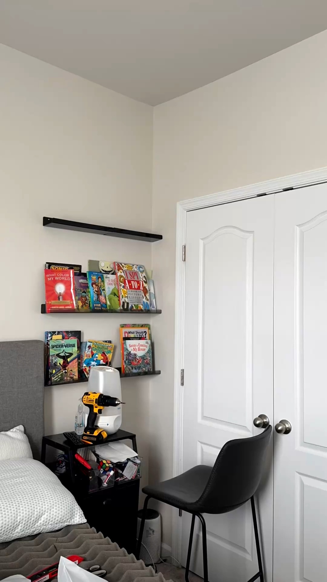 These still aren’t enough shelves to hold all my son’s books. But I’m making it enough. 

#shevles #bookshelves #kidsbookshelves #housetohome

#LTKHome #LTKmomlife #LTKKids