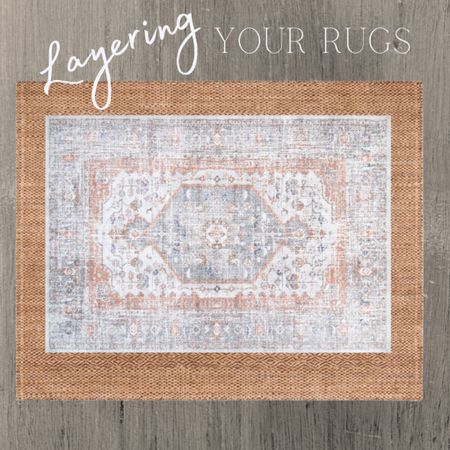 Layering your rugs! Add texture and style to your home! 

#LTKstyletip #LTKhome