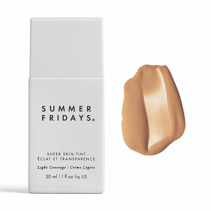 Summer Fridays Sheer Skin Tint - Tinted Moisturizer with Hyaluronic Acid - Helps Diminish Uneven ... | Amazon (US)