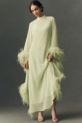 Hutch Feathered Kaftan | Anthropologie (US)
