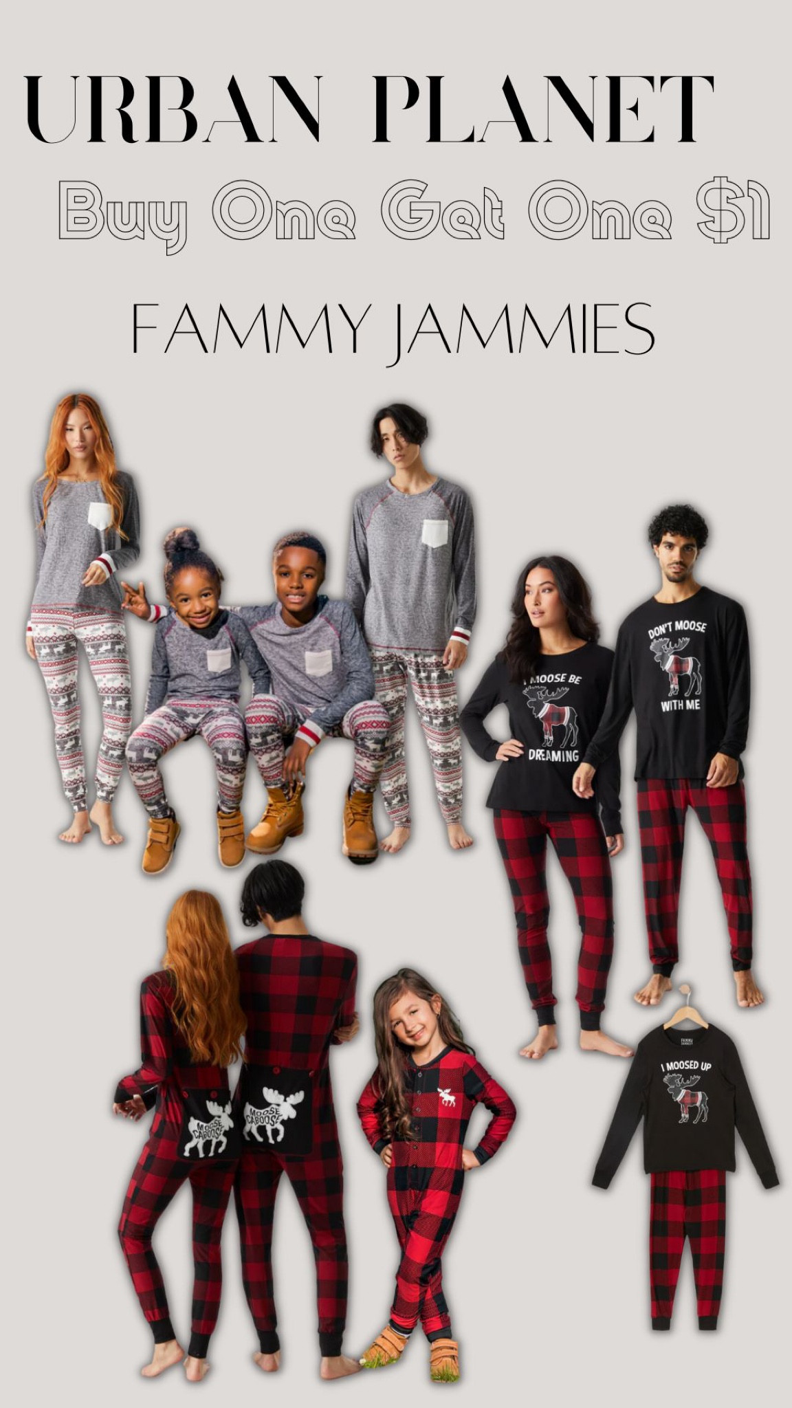 Fammy jammies urban planet hot sale